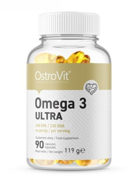 Омега 3 Omega 3 Ultra 90 caps Ostrovit (258014866)