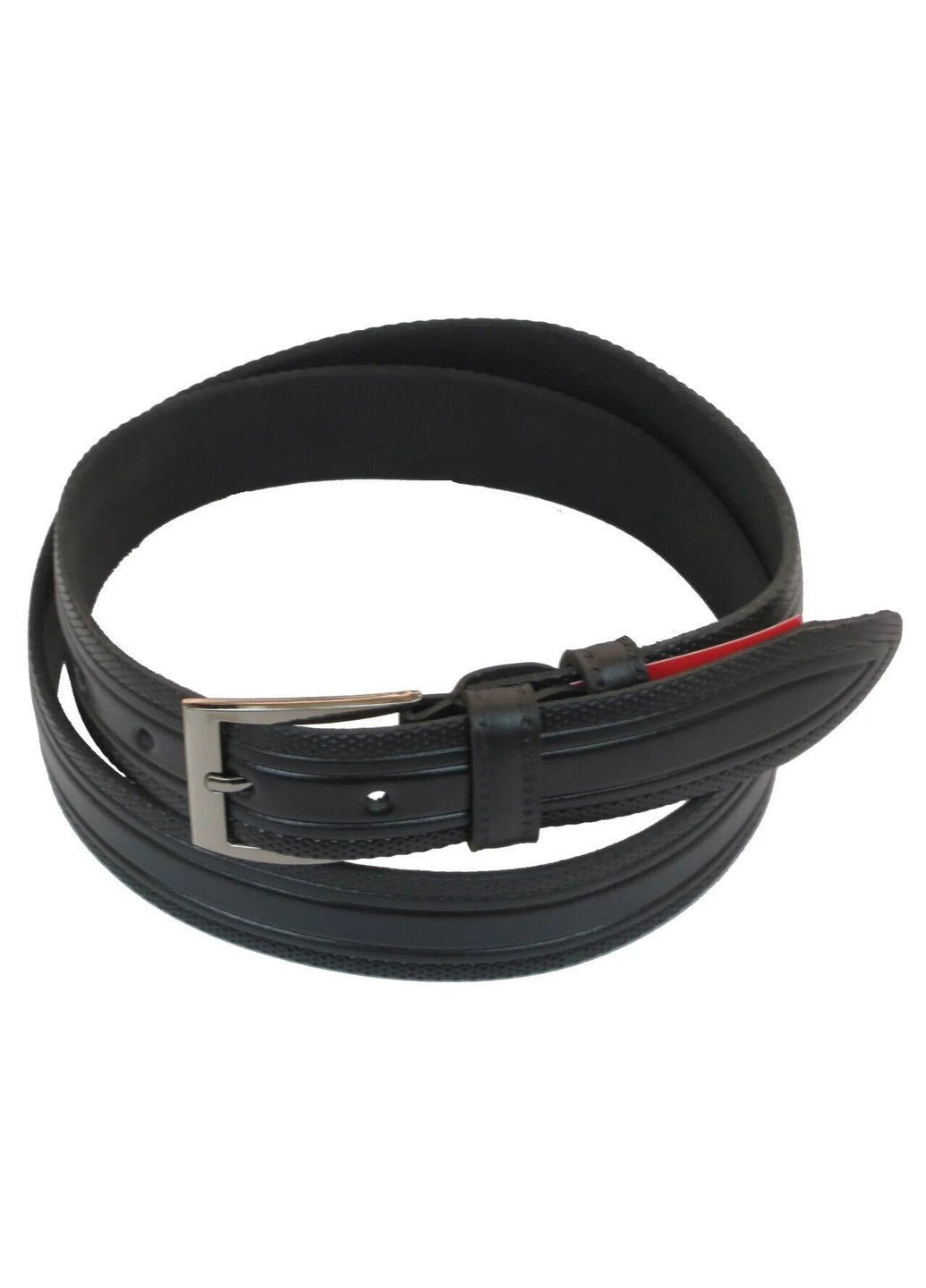 Чоловічий шкіряний ремінь брюк 1044-35 127х3,5 см. Skipper (266143663)