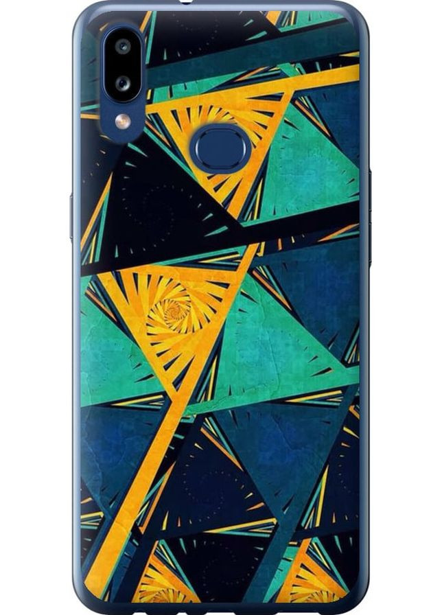 2D пластиковый чехол 'Арт, абстракция, желтый, синий' для Endorphone Samsung Galaxy A10s A107F (276317521)