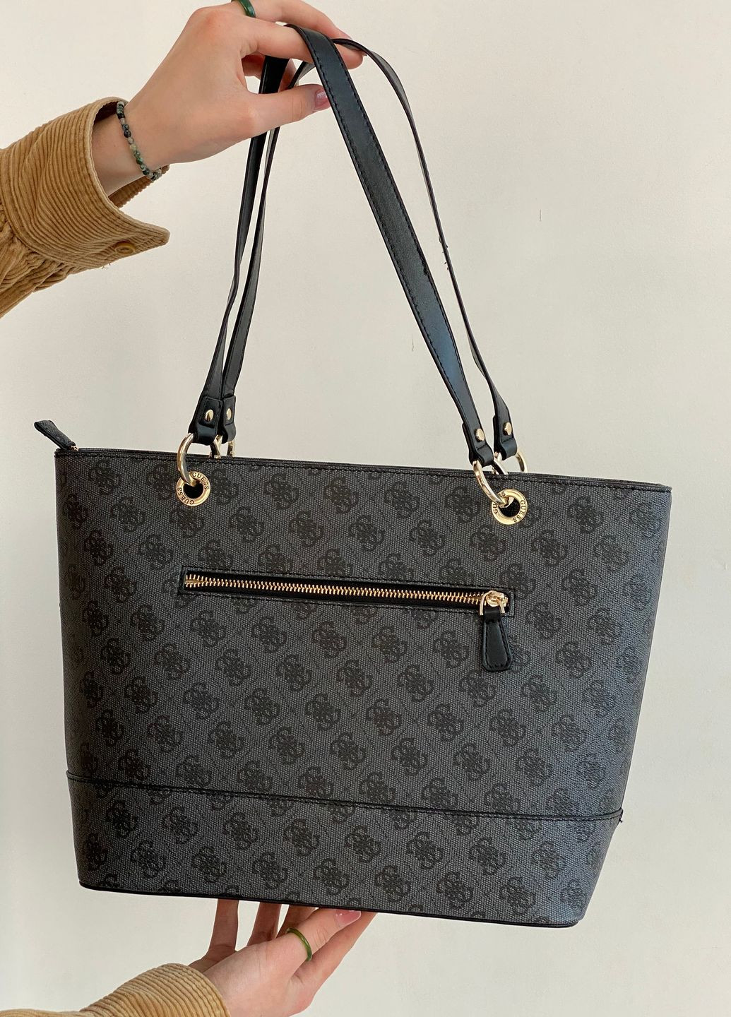 Женская сумка Guess шопер серая No Brand (277151202)