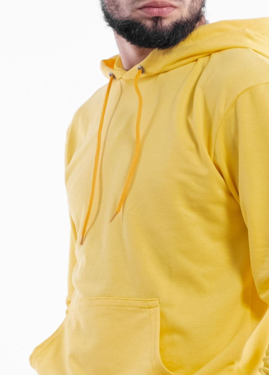 Мужское худи - "Shnurok" цвет желтый р.2XL 439941 New Trend (260785581)