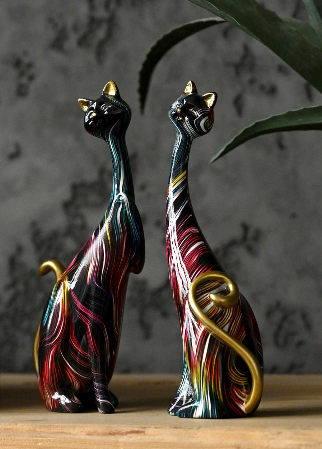 Статуетка декоративна "Кішка", 8,5х23,8 см MVM (268369548)