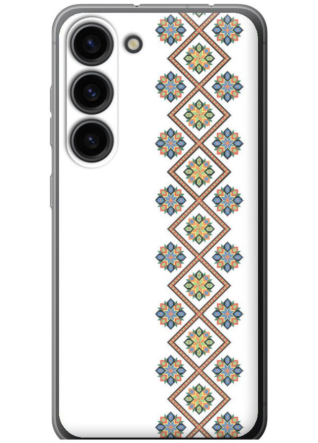 Силіконовий чохол 'Вишиванка 24' для Endorphone Samsung Galaxy S23 (269355272)