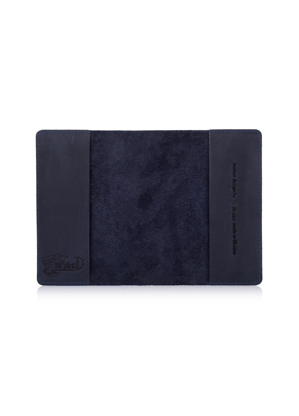Шкіряна синя обкладинка на паспорт HiArt PC-01 Let's Go Travel Синій Hi Art (268371444)