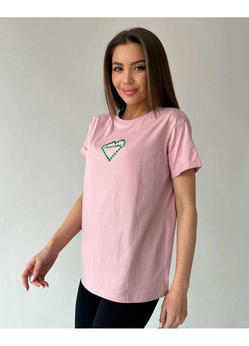 Розовая футболки wn20-450 розовый ISSA PLUS