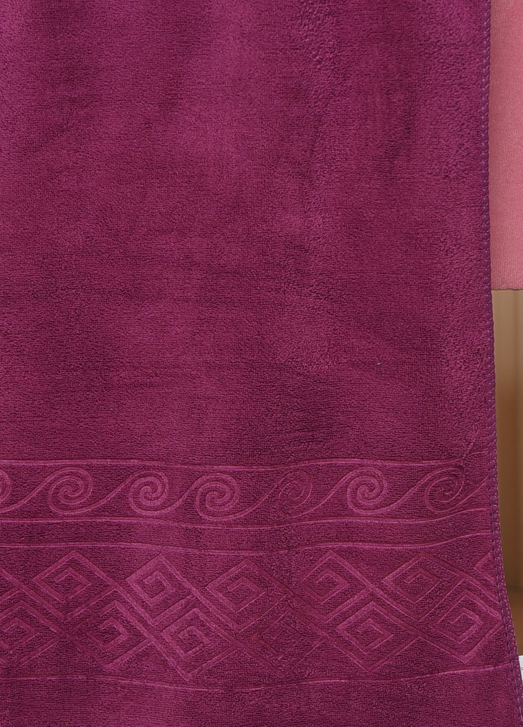 Let's Shop полотенце для лица микрофибра фиолетового цвета однотонный фиолетовый производство - Турция
