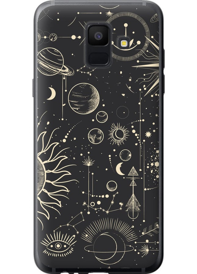 2D пластиковий чохол 'Фаза місяця' для Endorphone Samsung Galaxy A6 2018 (258093219)