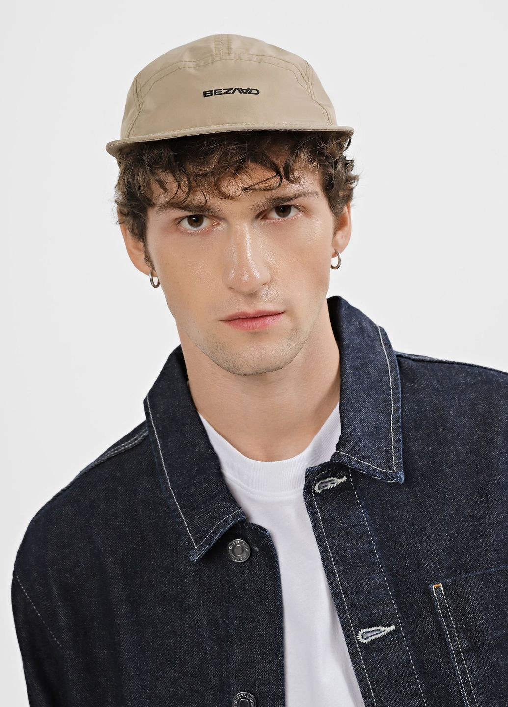 Кепка BEZLAD 5 panel cap beige | three (270093652)