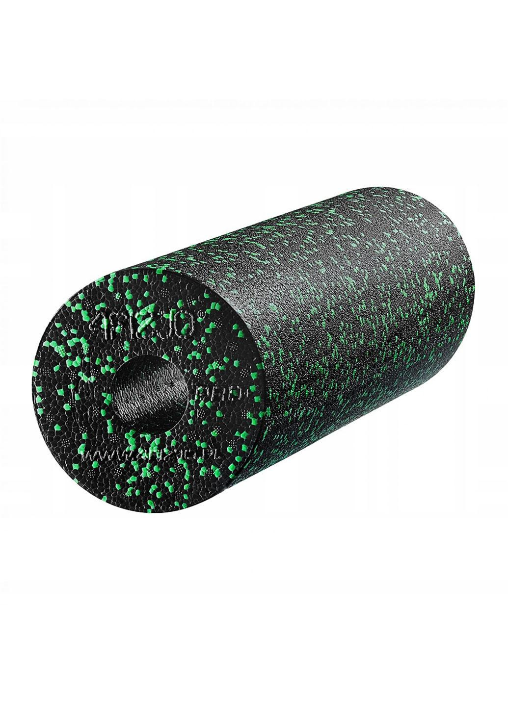 Масажний ролик (валик, роллер) гладкий EPP PRO+ 45 x 14.5 см 4FJ0088 Black/Green 4FIZJO (258329391)
