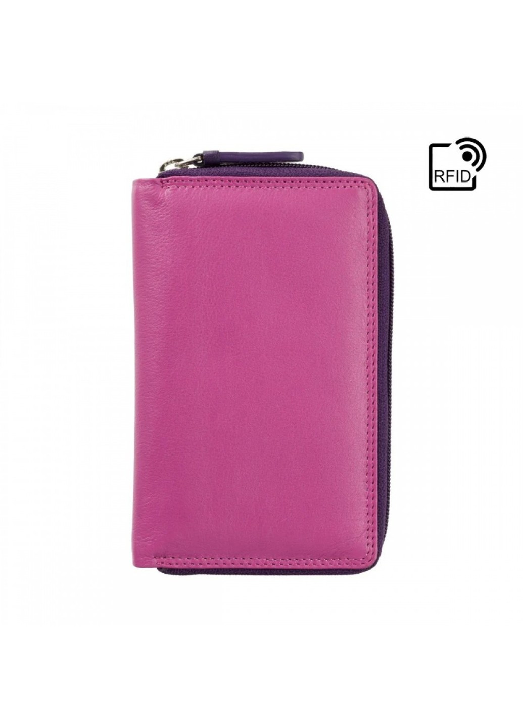 Жіночий шкіряний гаманець із RFID захистом RB98 Aruba (Berry Multi) Visconti (276456853)