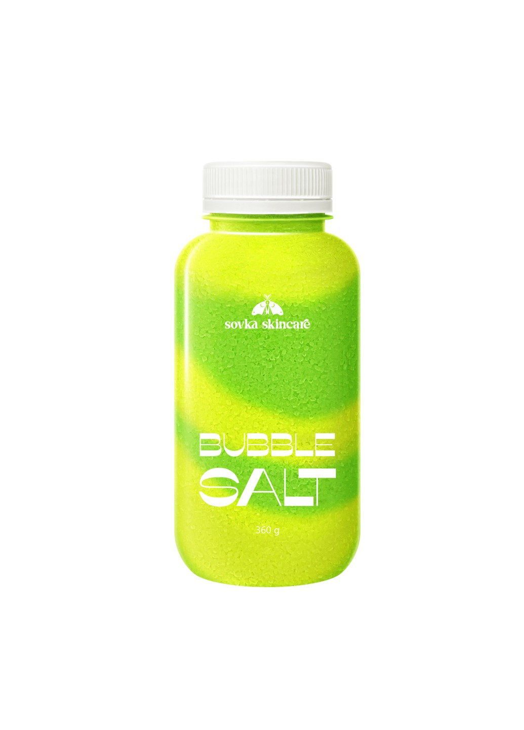 Пінна сіль Bubble Salt Apple & Lime 360 г Sovka Skincare (256685146)