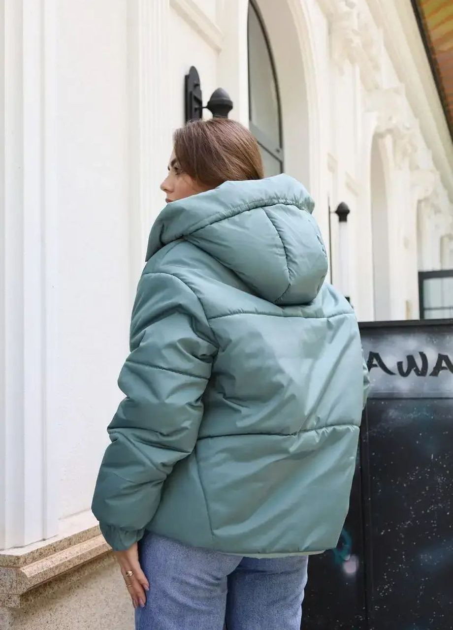 Мятная зимняя зимняя женская куртка SK