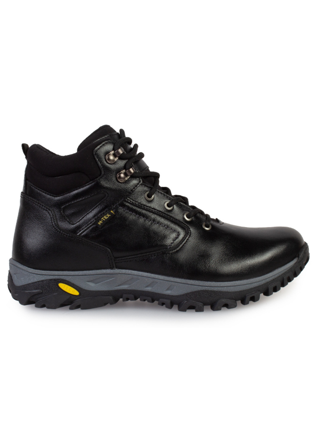 Черные зимние ботинки мужские бренда 9501094_(1) ModaMilano