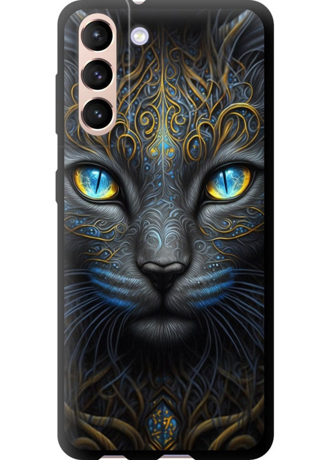 TPU черный чехол 'Кошка' для Endorphone Samsung Galaxy S21 (257838914)