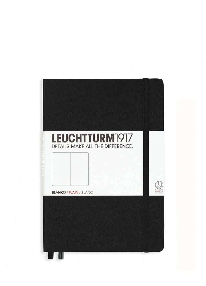 Блокнот Середній, чорний, чисті аркуші Leuchtturm1917 (276525835)