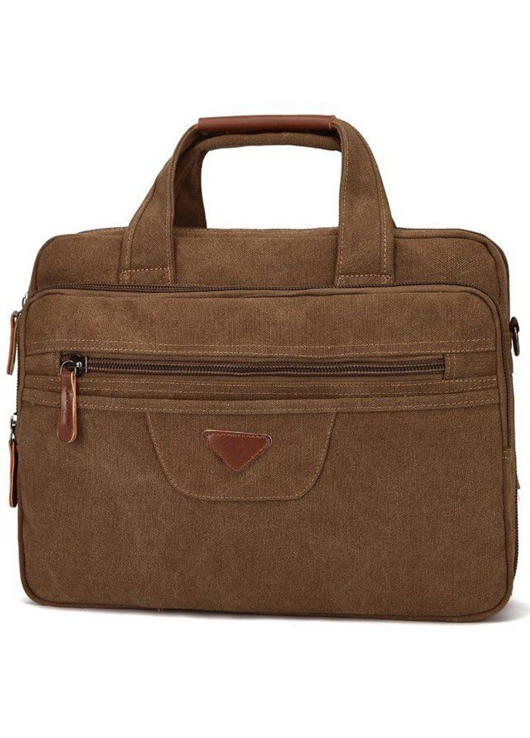 Мужская текстильная сумка коричневая для ноутбука 20183 Vintage (263360622)