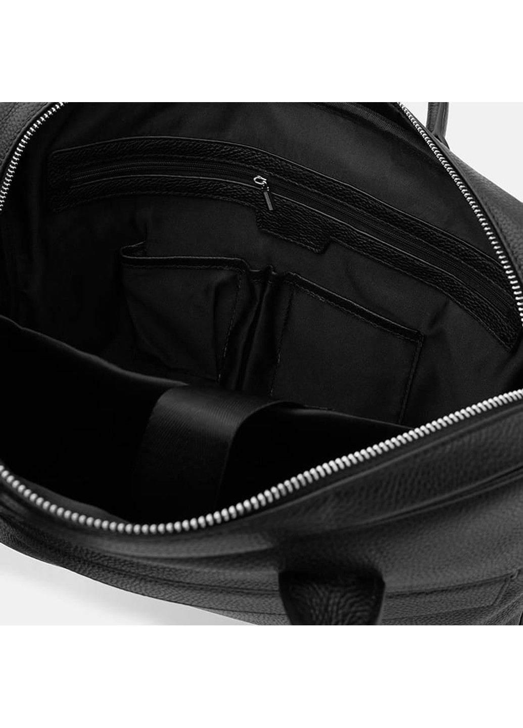 Мужская кожаная сумка K117611bl-black Borsa Leather (266143392)
