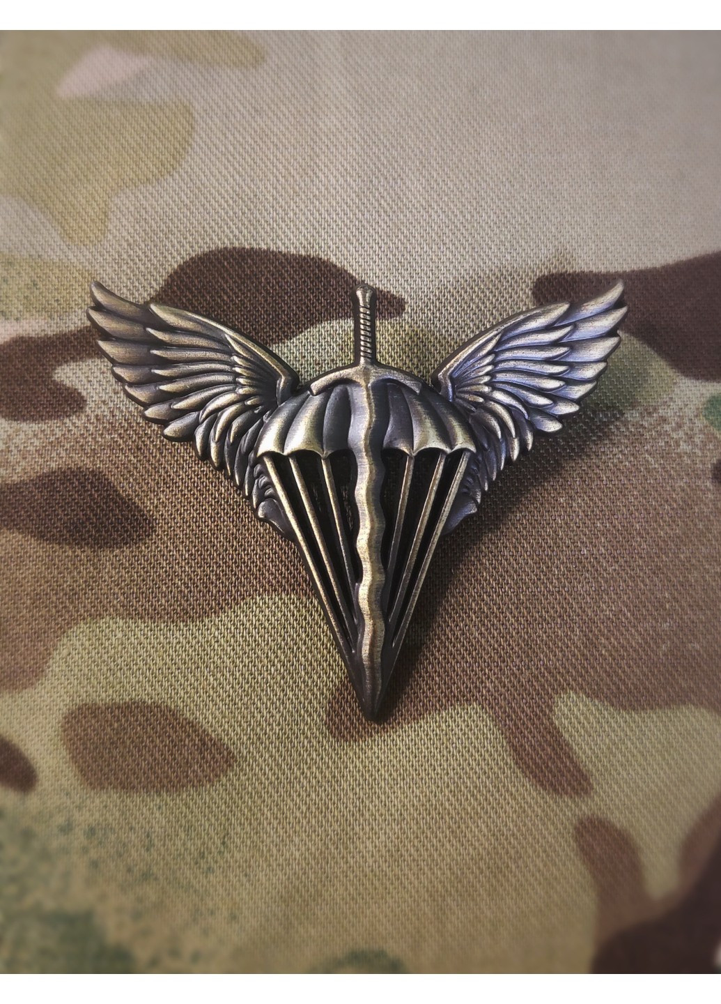 Кокарда, Беретний знак ДШВ нового зразка статутний No Brand (258187209)