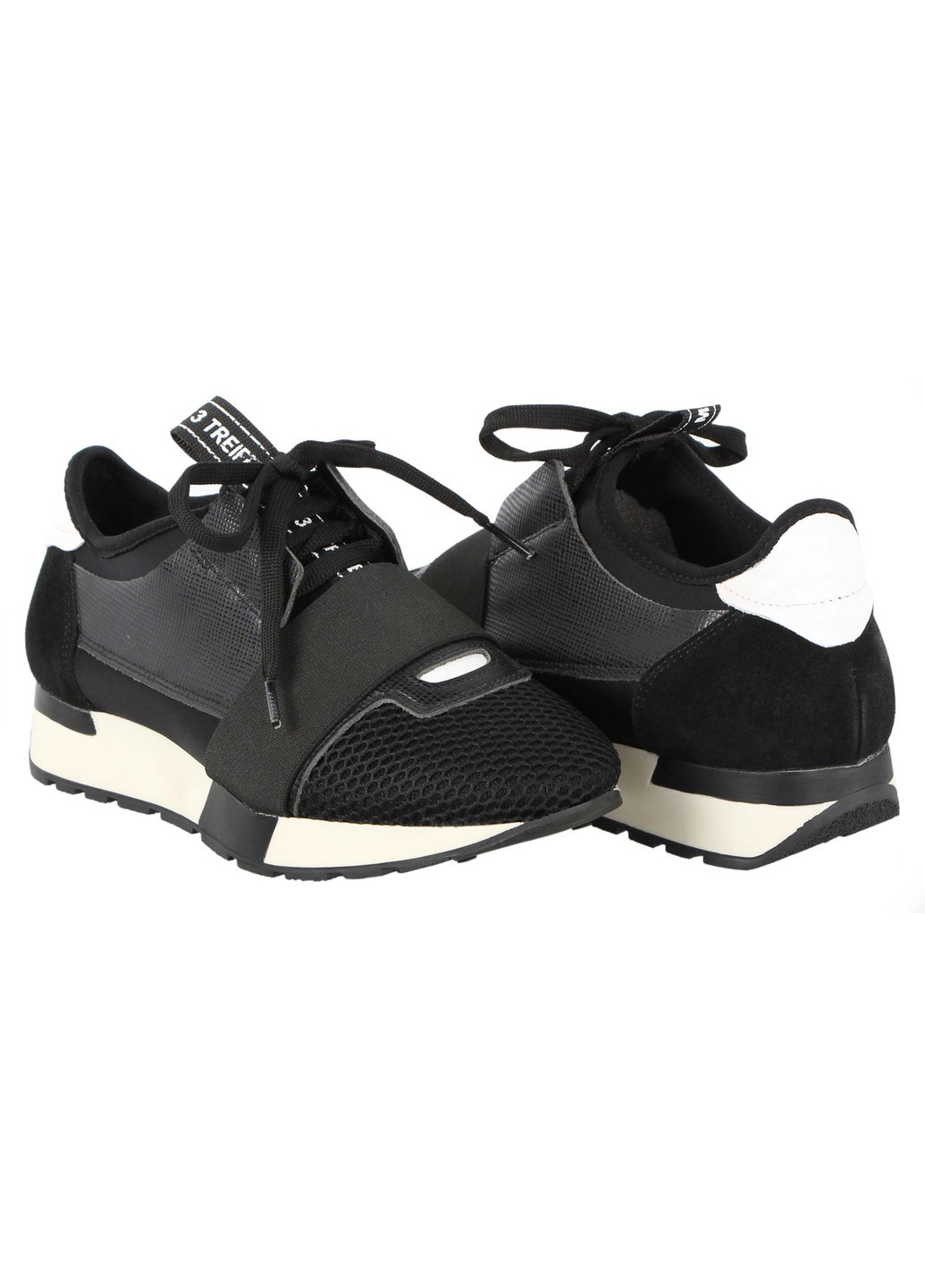 Черные всесезонные женские кроссовки 62420 Tucino