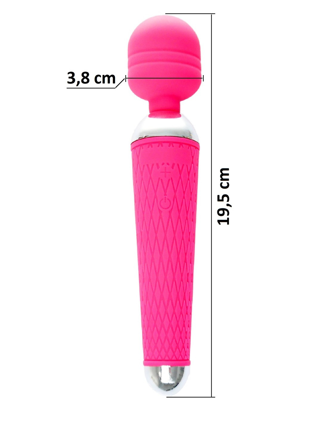 Вибромассажер Boss Series - Massager Power Wand USB Pink 16 Function, BS2200036 Langsha (268664276)