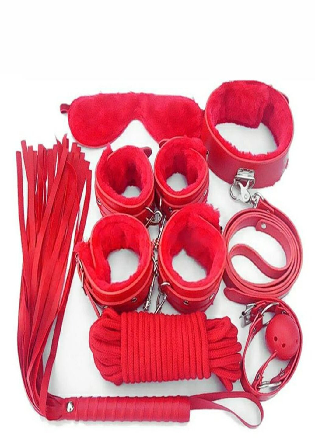 БДСМ набор красный с 7 предметов набор 7в1 Cindylove (258672267)