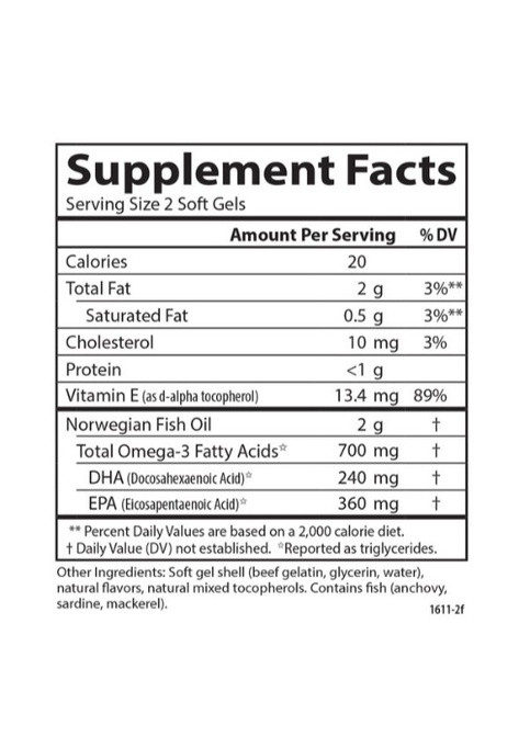 Teens Smart Catch 180 Soft Gels Carlson Labs (258646289)