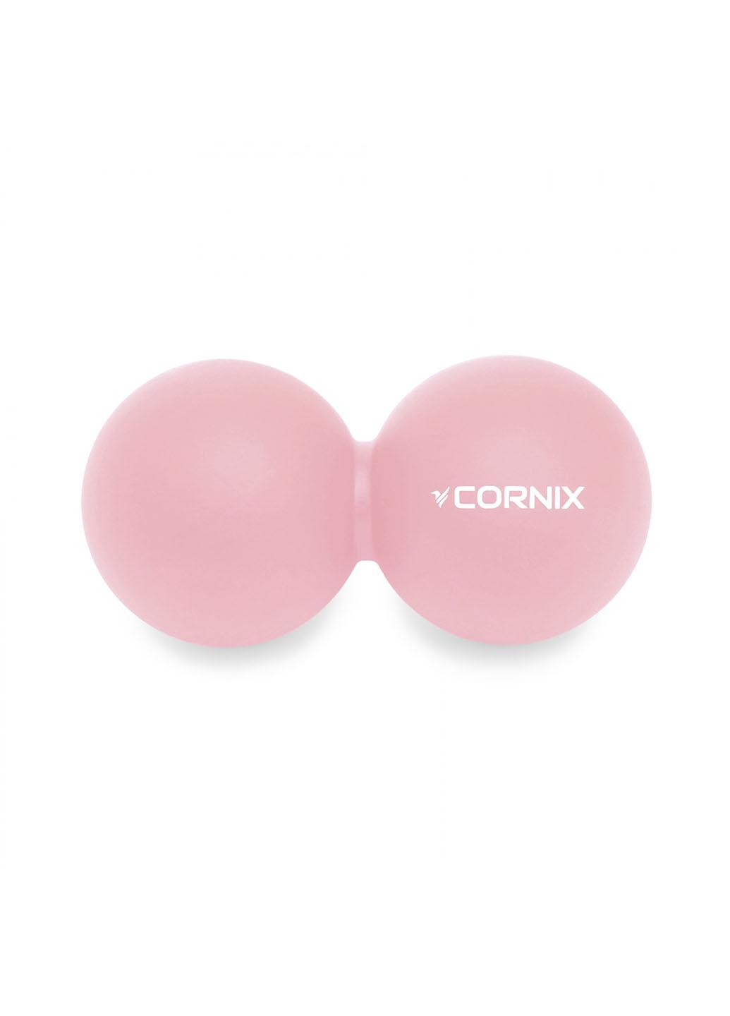 Масажний м'яч Cornix Lacrosse DuoBall 6.3 x 12.6 см XR-0116 Coral No Brand (260735675)
