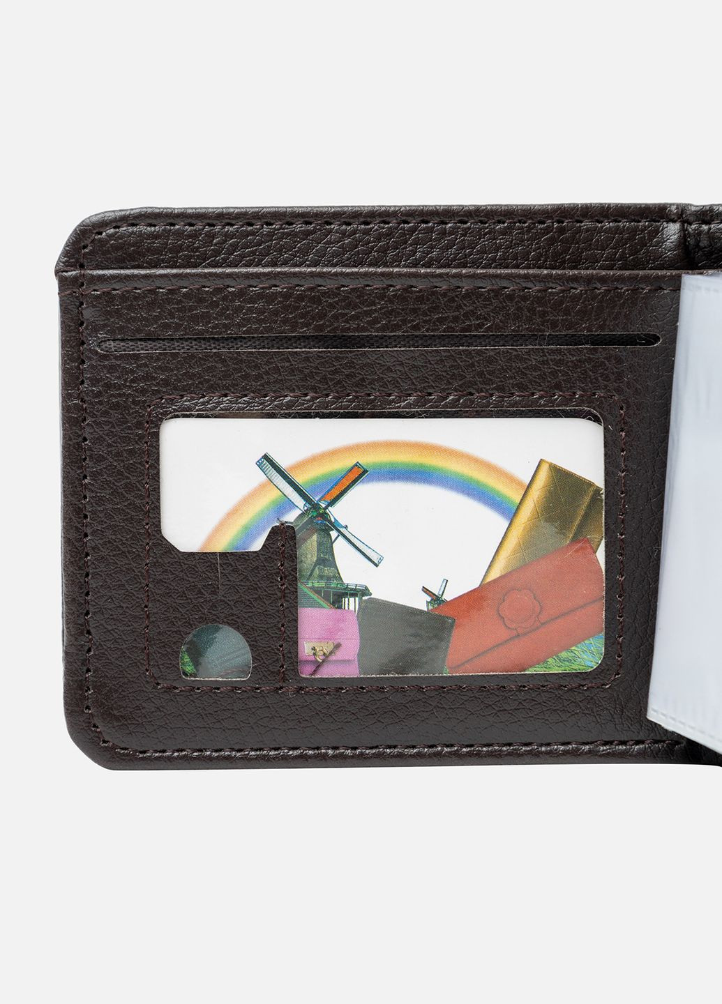 Чоловічий гаманець колір темно-коричневий ЦБ-00242298 No Brand (276903565)