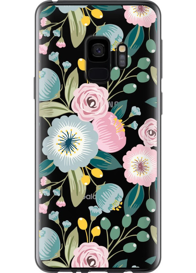 2D пластиковый чехол 'Цветочные обои v2' для Endorphone Samsung Galaxy S9 (258087541)