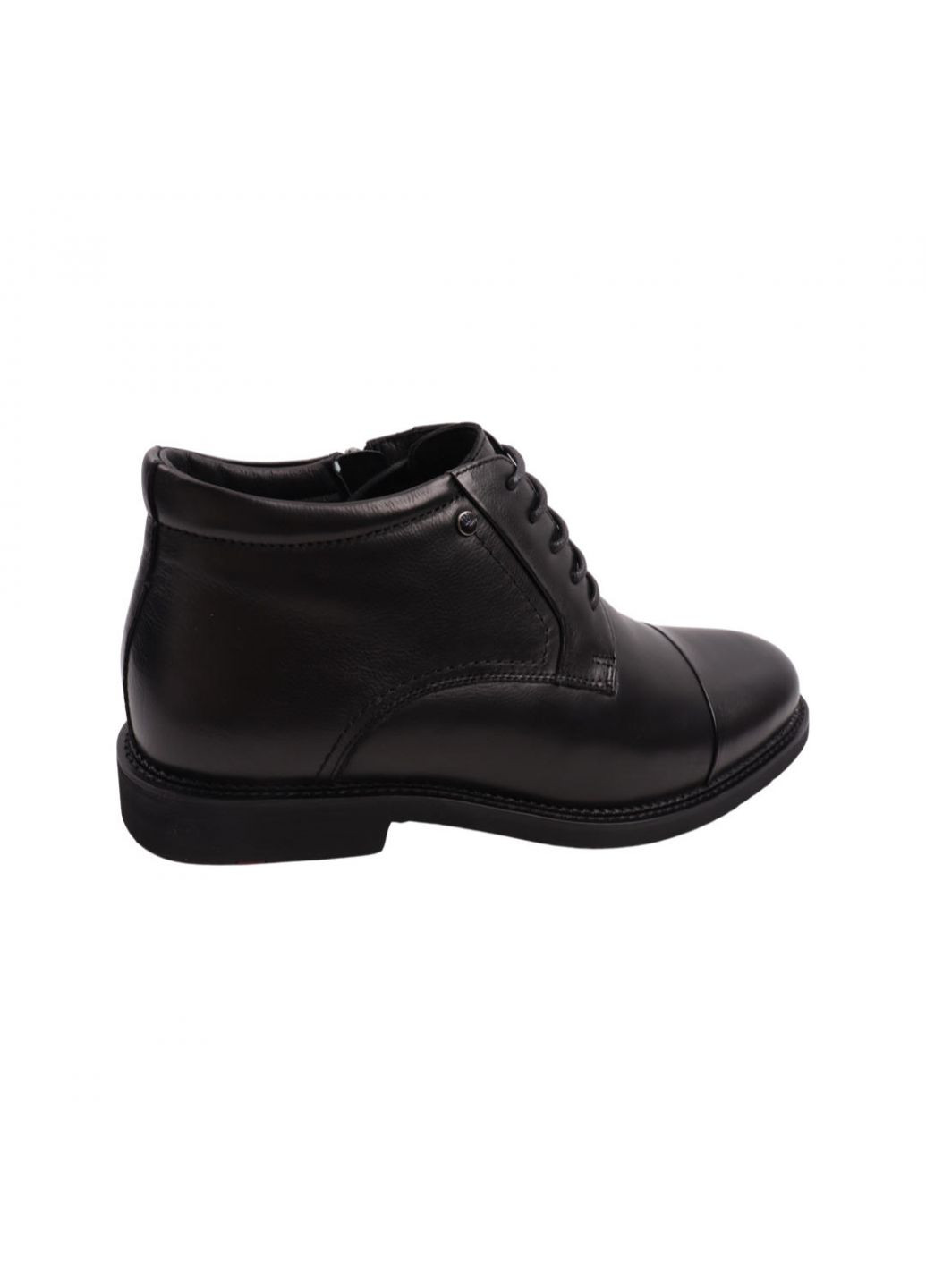 Черные ботинки мужские черные натуральная кожа Roberto Paulo