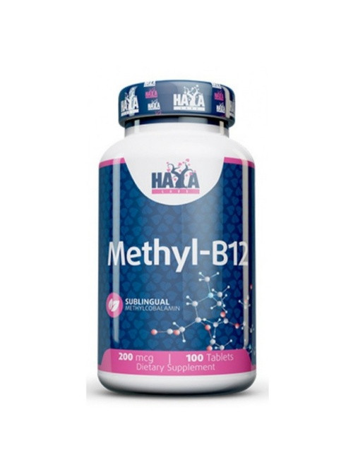 Methyl B-12 200 mcg 100 Tabs Haya Labs (259967116)