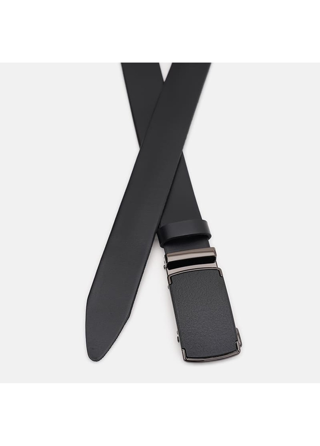 Мужской кожаный ремень 125v1genav26-black Borsa Leather (271664997)