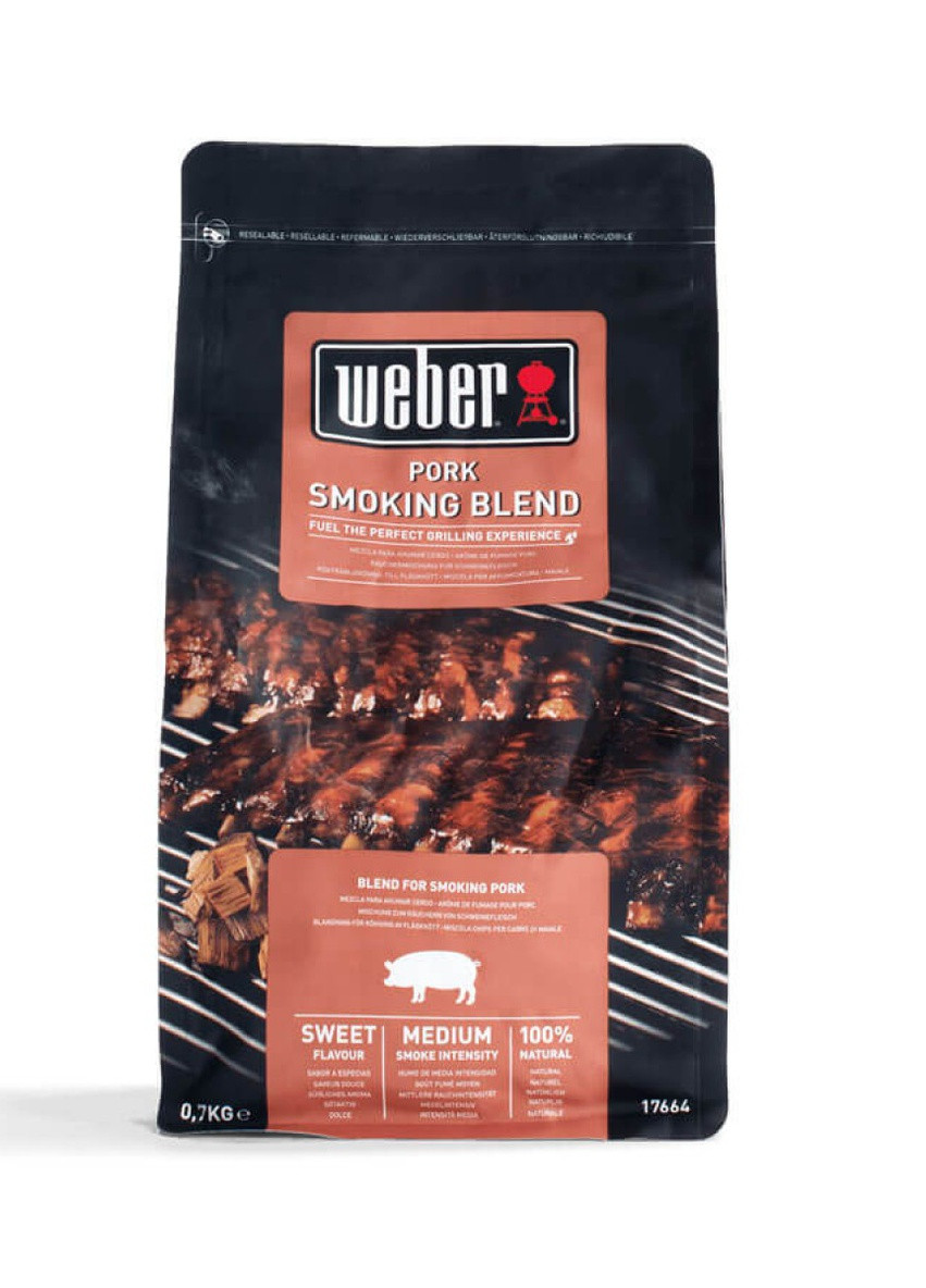 Щепа для копчения для свинины, 0,7 кг (17664) Weber (258412931)