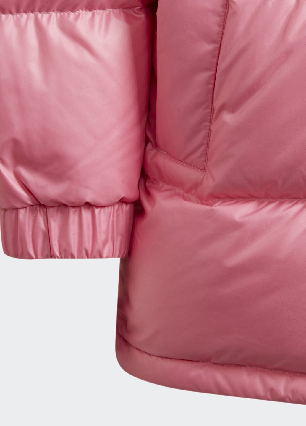 Розовая летняя удлиненный пуховик adicolor adidas