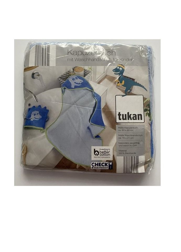 Tukan детское полотенце углок aldi германия синий производство -