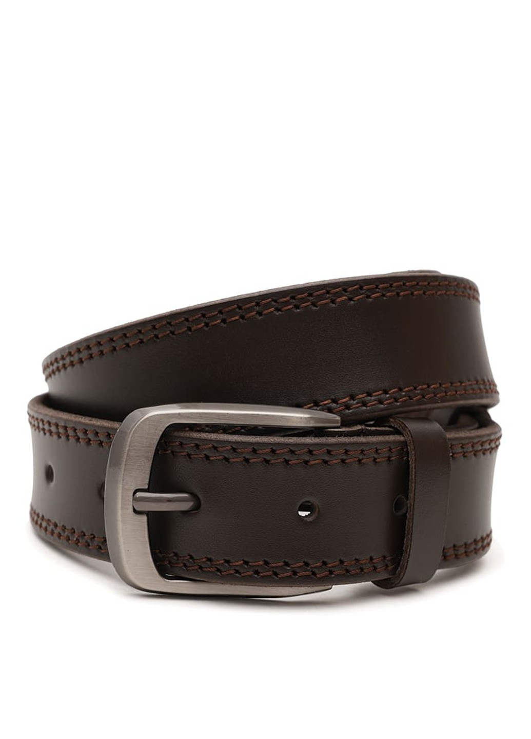 Шкіряний чоловічий ремінь Borsa V1115FX04-коричнева шкіряна ремінь Borsa Leather (266144014)