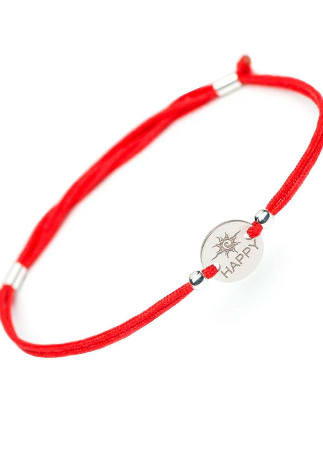Срібний браслет на шнурку Happy Інь Ян Coin Family Tree Jewelry Line (266422826)
