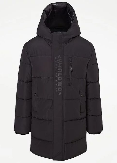 Черная зимняя зимняя куртка для мальчика 330119 George