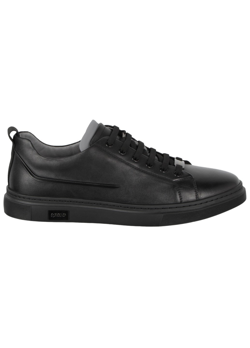 Черные демисезонные мужские кроссовки 198142 Fabio Moretti