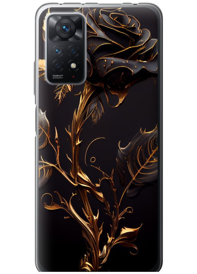 Силиконовый чехол 'Роза 3' для Endorphone Xiaomi Redmi Note 12 Pro (267500563)