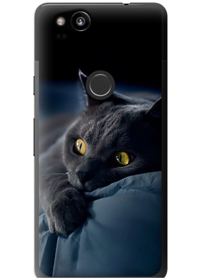 Силиконовый чехол 'Дымчатый кот' для Endorphone google pixel 2 (265226398)
