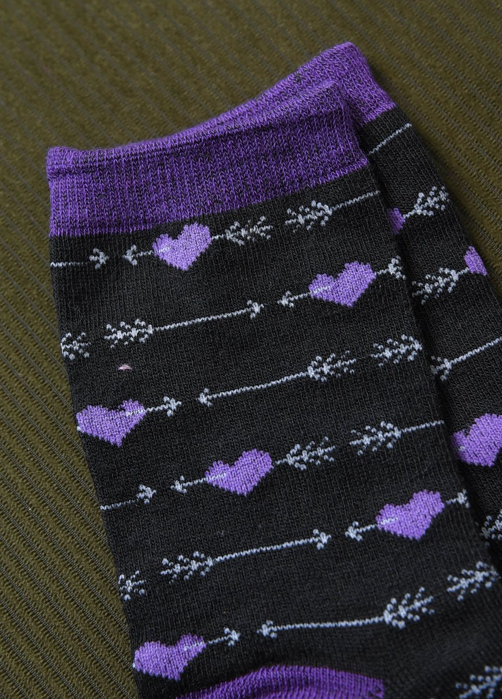 Носки для девочки черного цвета с рисунком Let's Shop (269387607)
