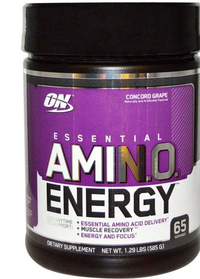 Essential Amino Energy 585 g /65 servings/ Concord Grape Optimum Nutrition (256720313)