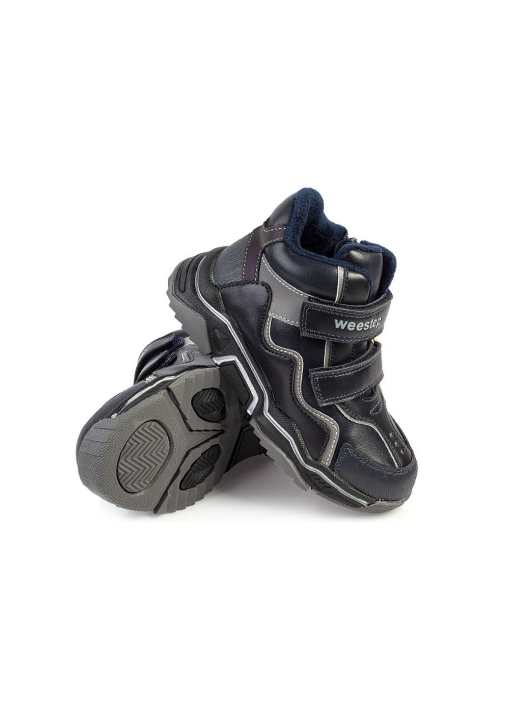 Синие повседневные осенние ботинки детские для мальчиков бренда 5100003_(1) Weestep