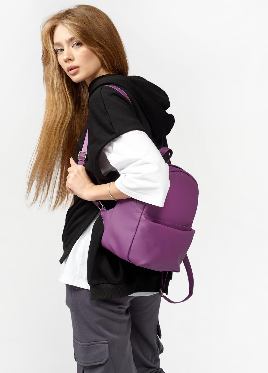 Женский рюкзак Brix KQV фиолет Sambag (259885356)
