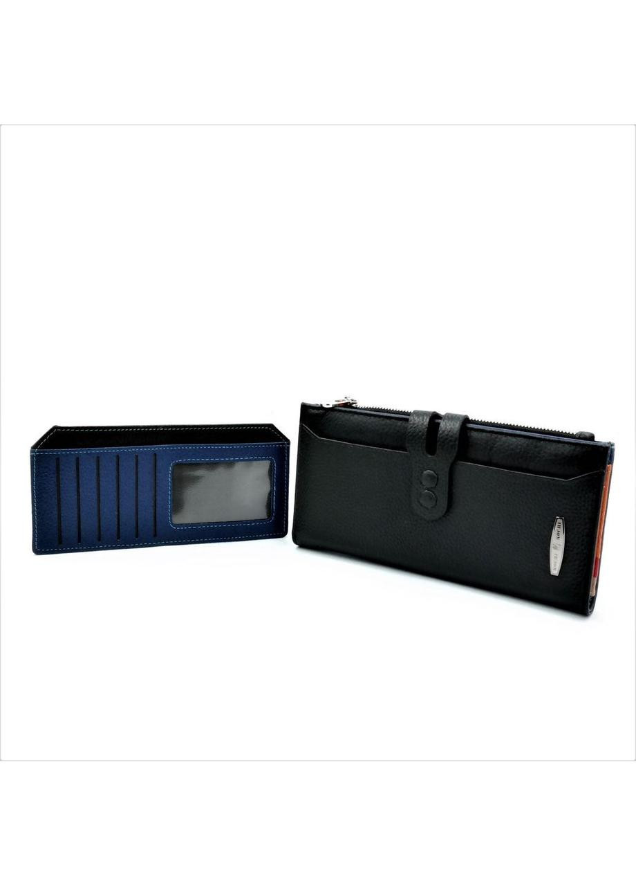Жіночий шкіряний гаманець чорний SKL85-295647 New Trend (259169279)