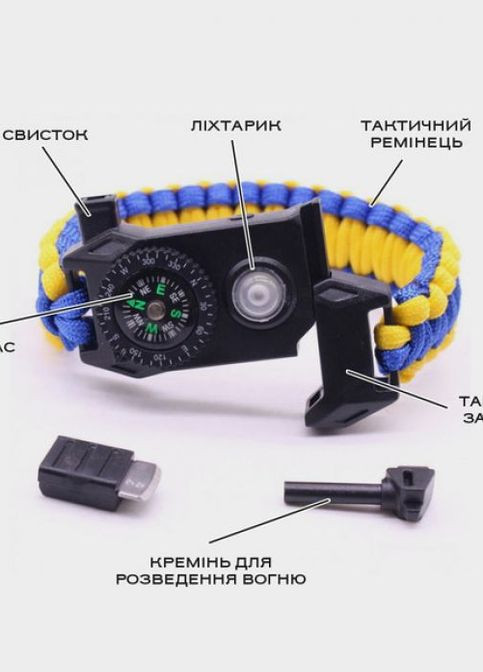 NanoBand Ukraine з компасом 6 в 1 Besta (266042198)