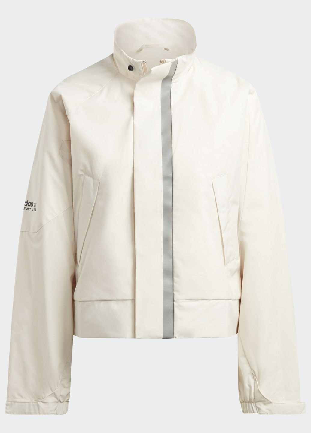 Бежевая демисезонная куртка adventure crop adidas