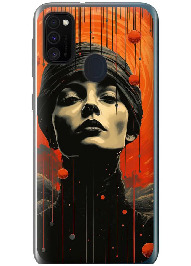 Силіконовий чохол 'Абстрактний портрет v2' для Endorphone Samsung Galaxy M21 M215F (266050927)