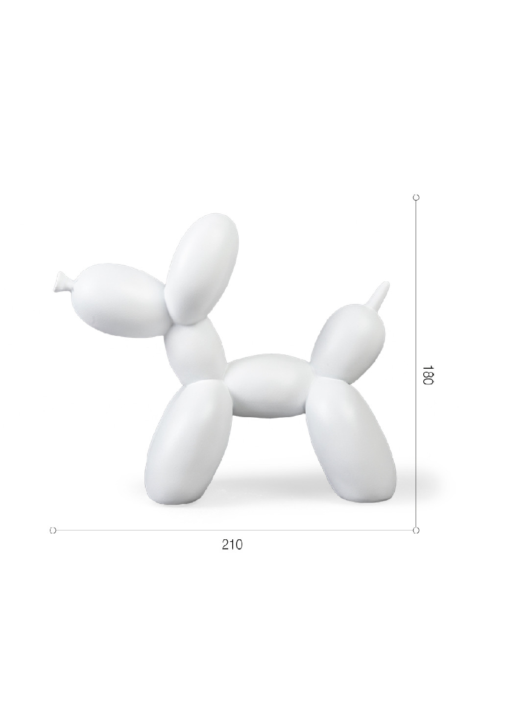 Статуэтка декоративная Собака из шарика, 21х18 см MVM (256628119)